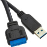 Планка USB на переднюю панель EXEGATE U3H-619 EX280448RUS